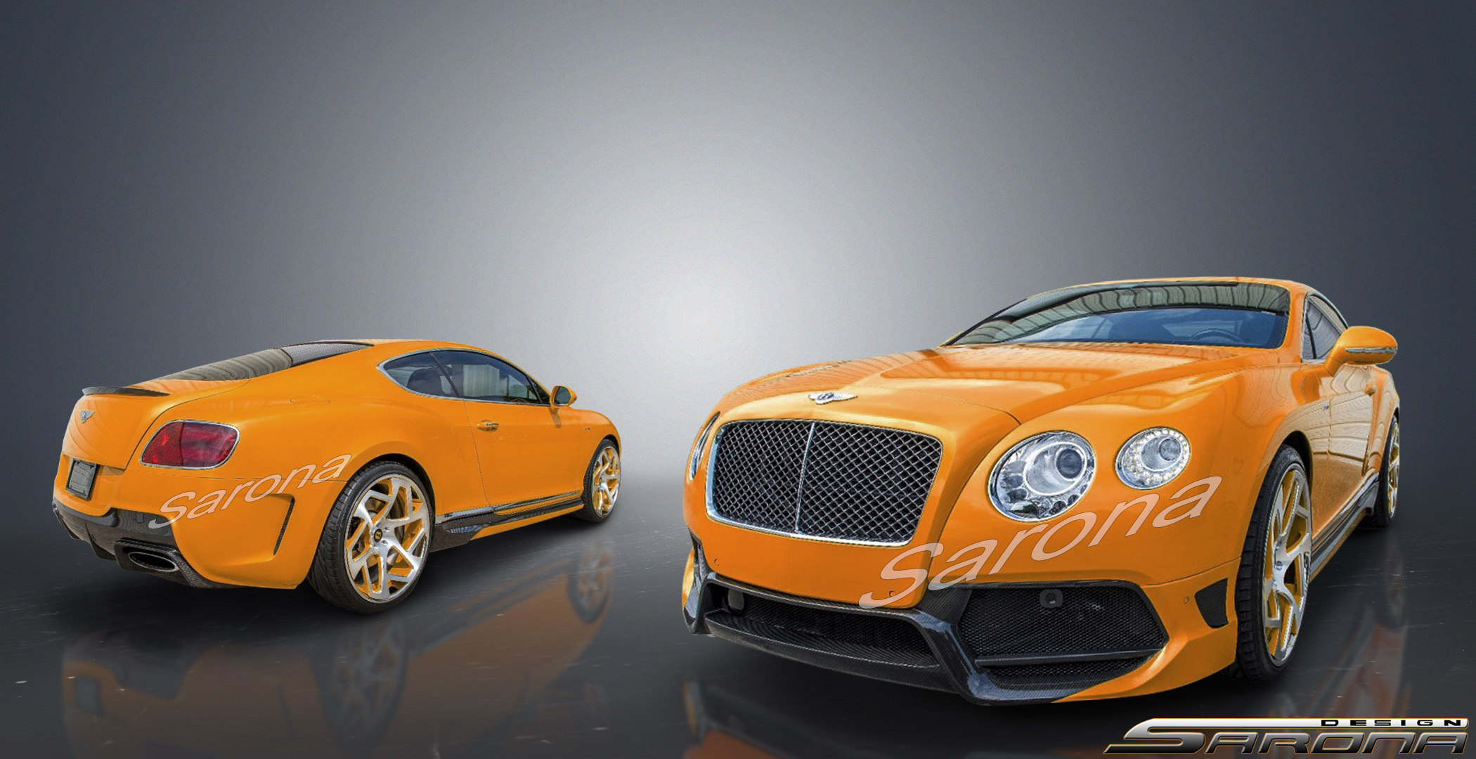 Custom Bentley GT  Sedan Body Kit (2012 - 2017) - $6490.00 (Part #BT-020-KT)